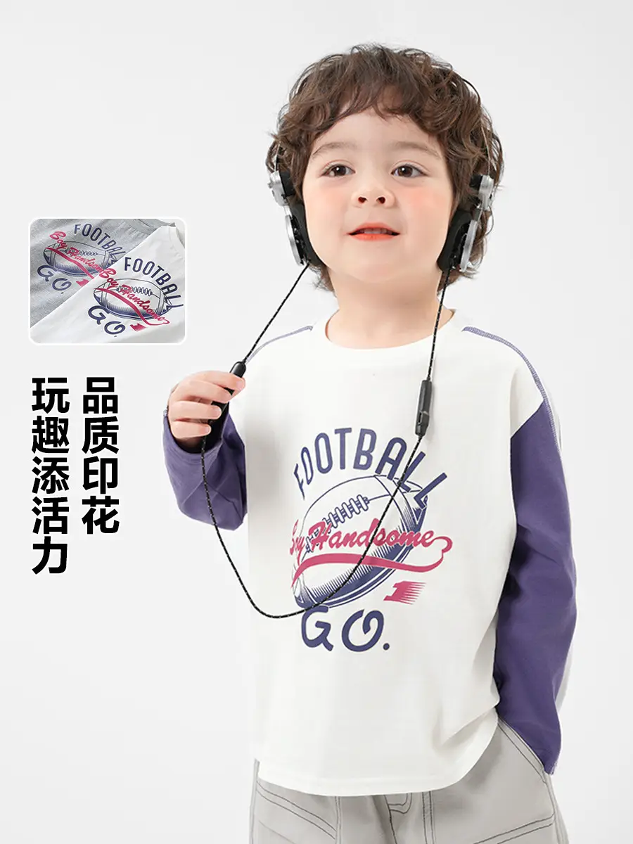 Kids Long Sleeve T-Shirt Cotton Spring Autumn Toddler - Image 3
