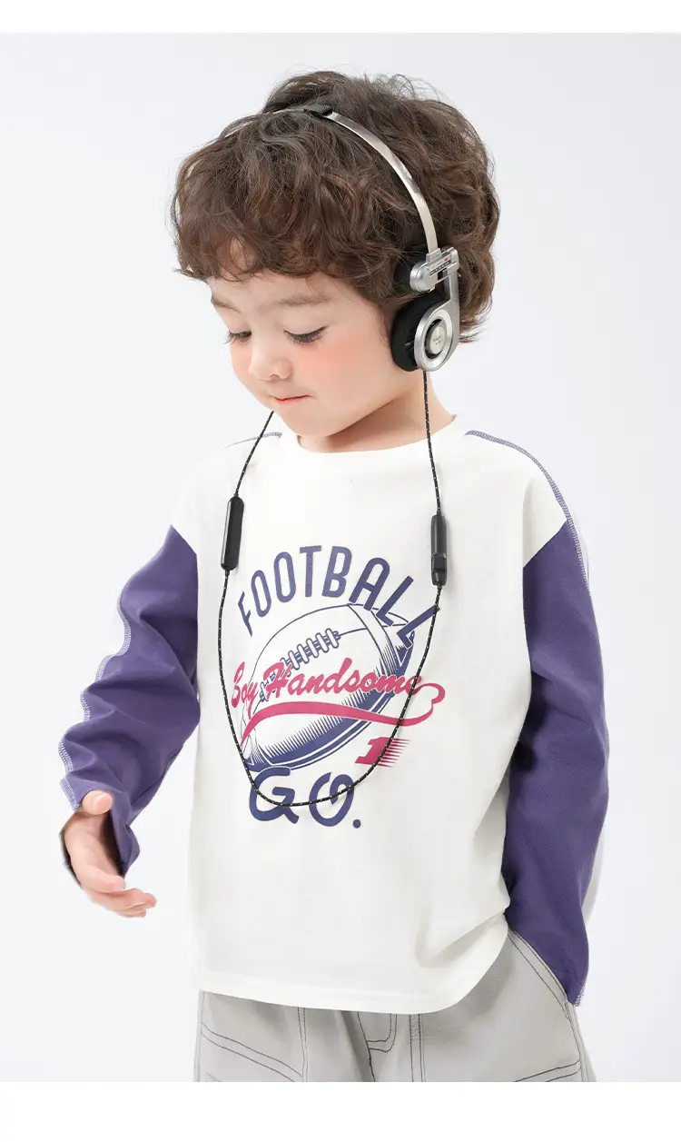 Kids Long Sleeve T-Shirt Cotton Spring Autumn Toddler — feature 3