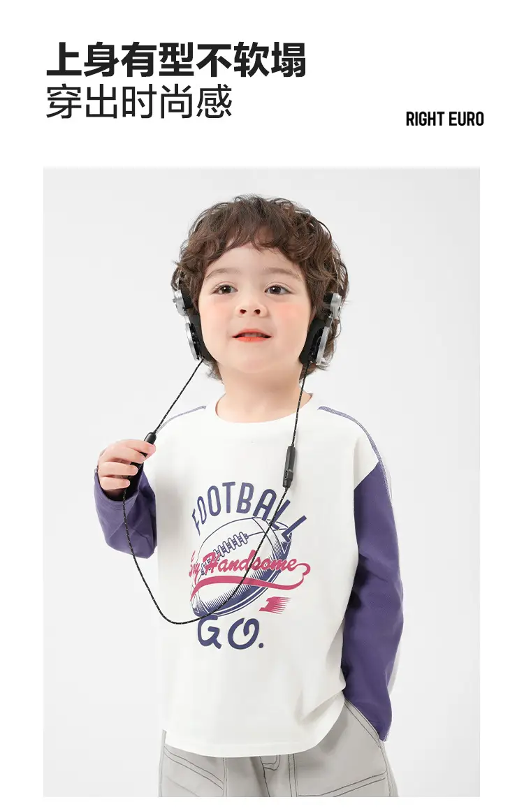 Kids Long Sleeve T-Shirt Cotton Spring Autumn Toddler — feature 4