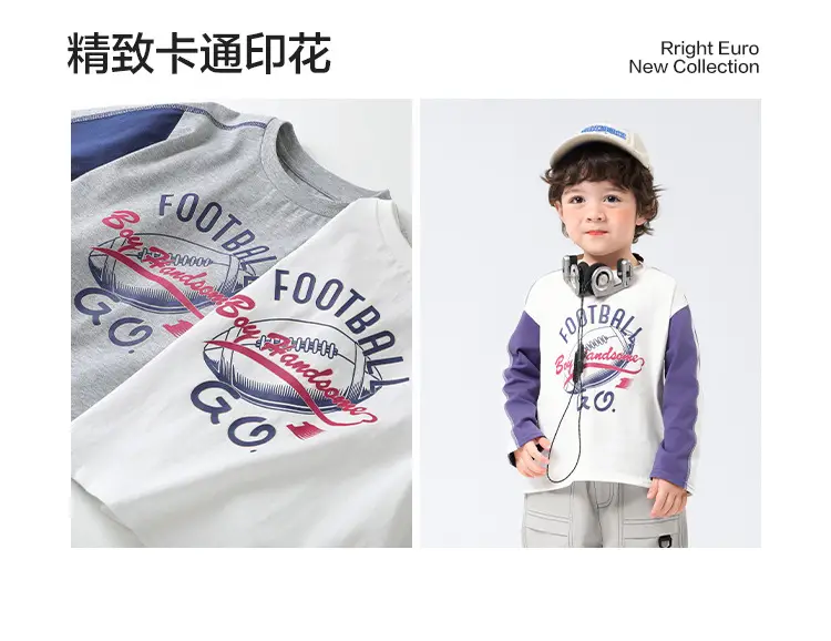 Kids Long Sleeve T-Shirt Cotton Spring Autumn Toddler — feature 5