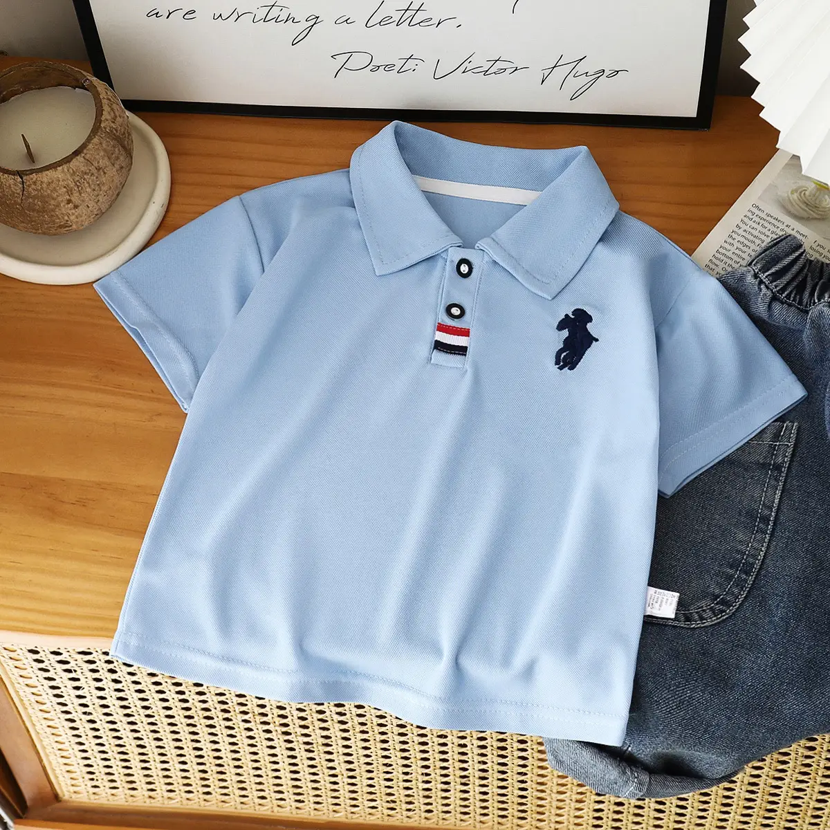 Children's Yellow Polo T-Shirt Summer Wear 2025 - Image 4