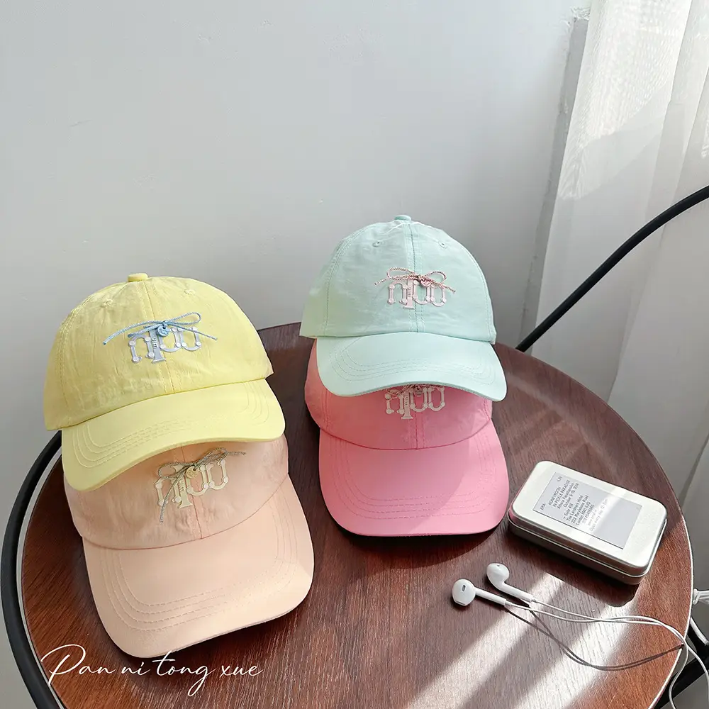 Yellow Lettered Baseball Cap for Men Women Summer - Image 6