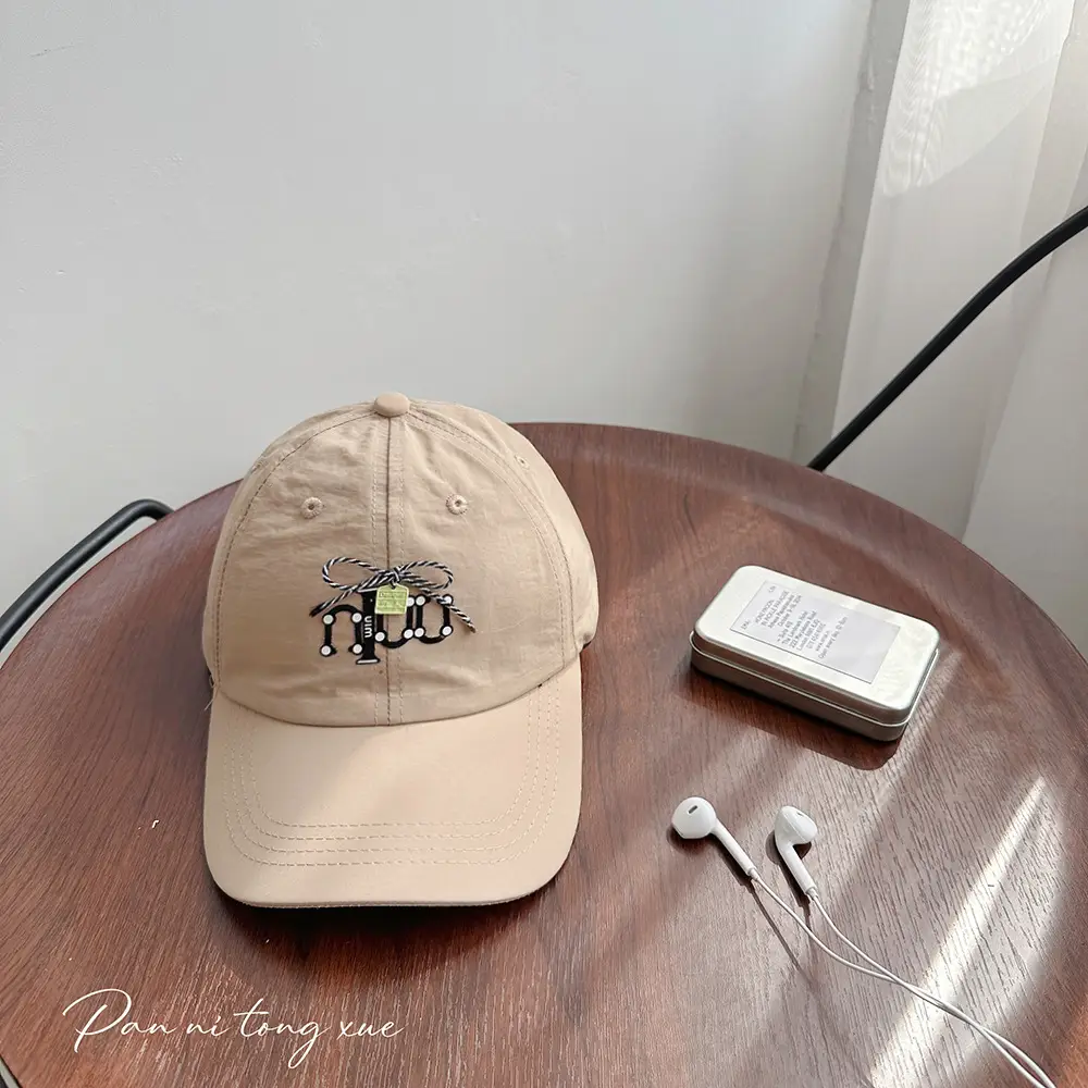 Yellow Lettered Baseball Cap for Men Women Summer - Image 2