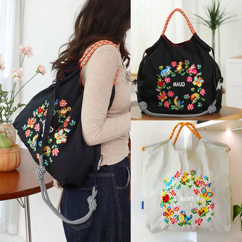 Japanese Embroidered Floral Crossbody Bag for Women - Image 23