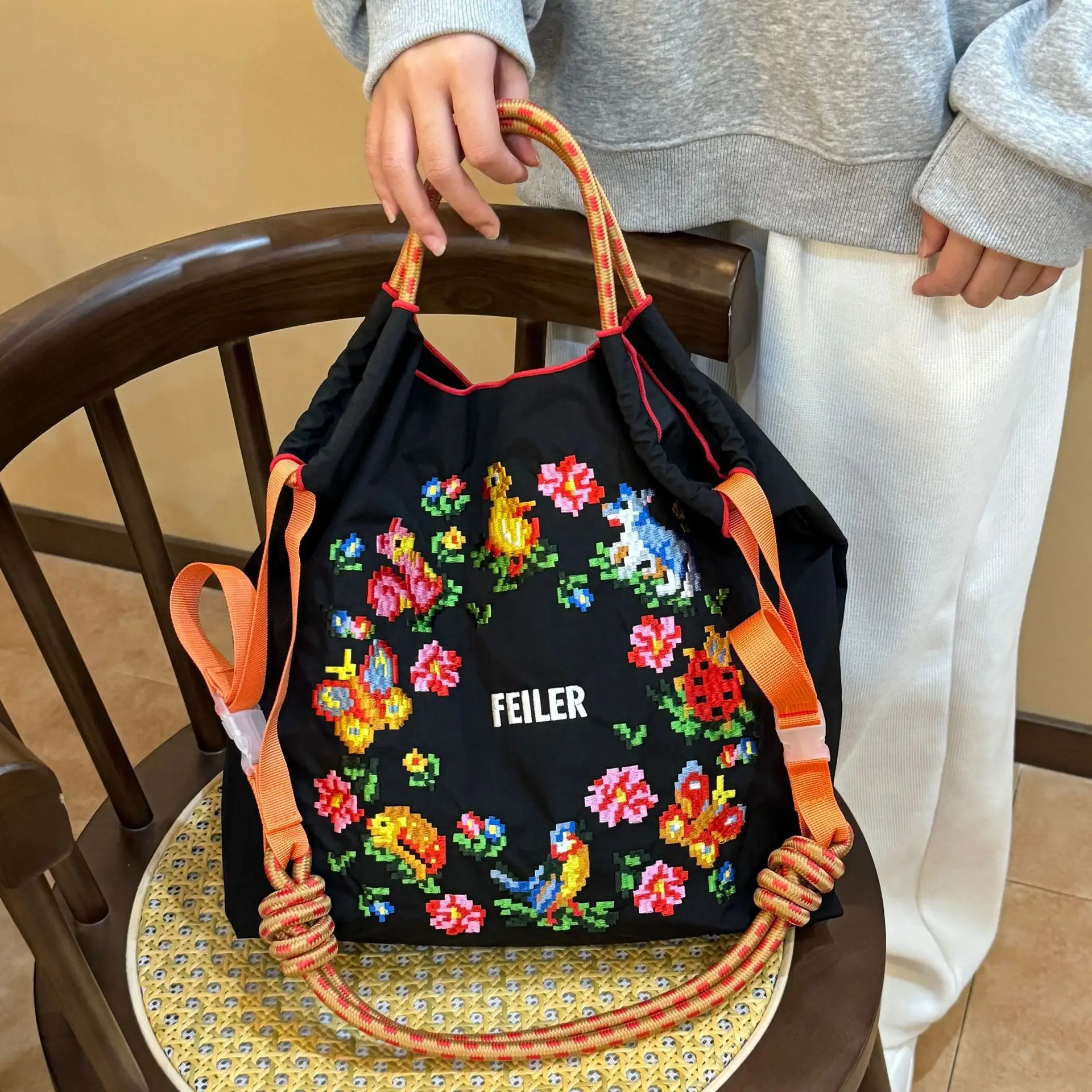 Japanese Embroidered Floral Crossbody Bag for Women — feature 21