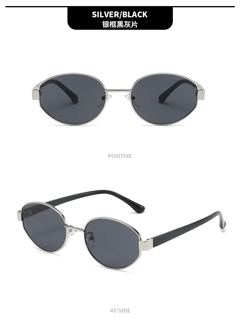Women's UV400 Metal Sunglasses with Tortoise Gate Frames — feature 5