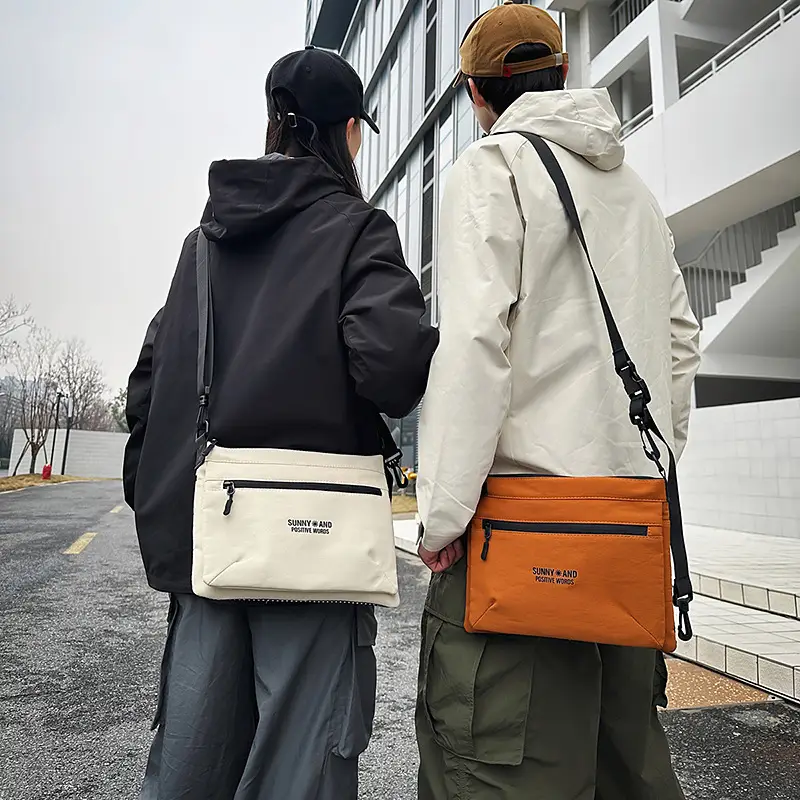 Men's Functional Crossbody Bag with Zipper Pocket - Image 8