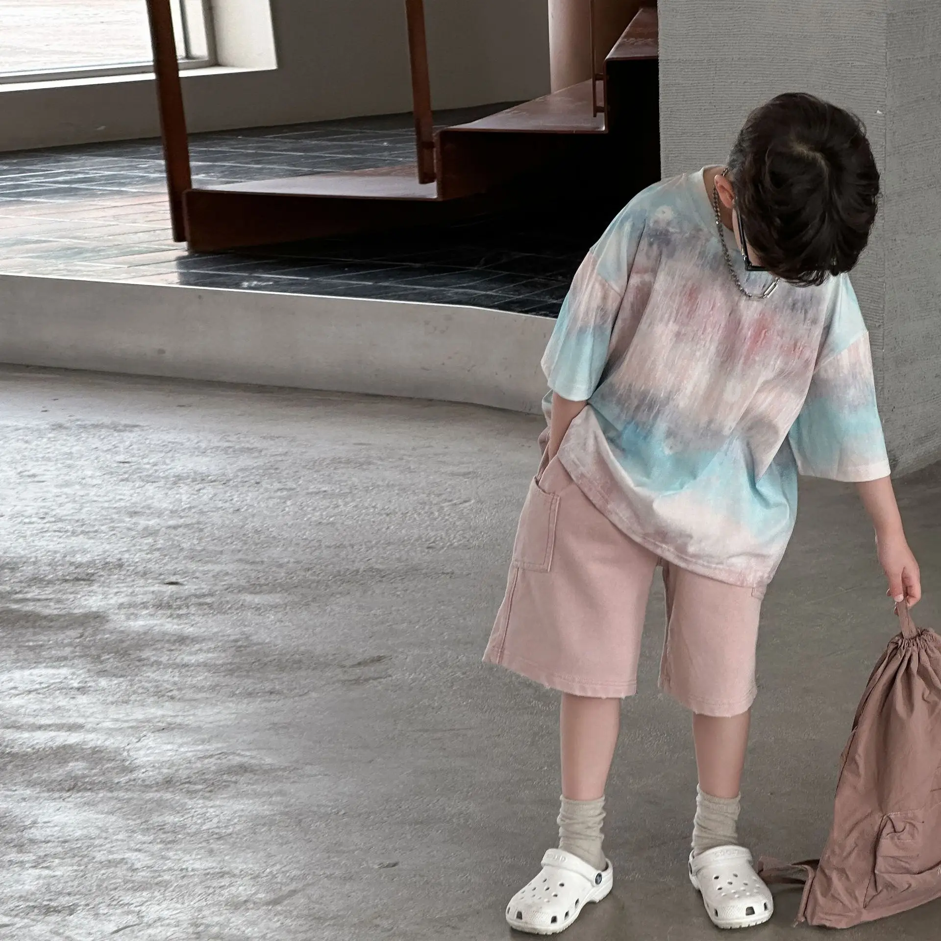 Boys Cotton Tie-Dye Shorts Set Summer 2025 — feature 14