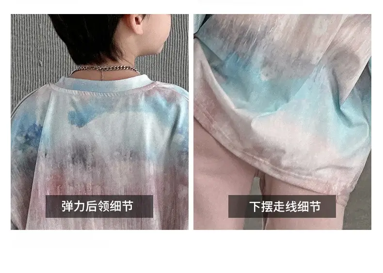 Boys Cotton Tie-Dye Shorts Set Summer 2025 — feature 8