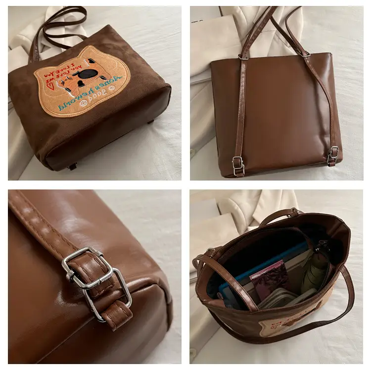 Korean Cat Design Large Capacity Women's Tote Bags — feature 7