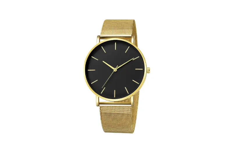 Factory direct foreign trade men's business quartz watch explosions fashion mesh watch simple atmosphere watch wholesale — feature 11
