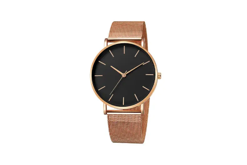 Factory direct foreign trade men's business quartz watch explosions fashion mesh watch simple atmosphere watch wholesale — feature 12