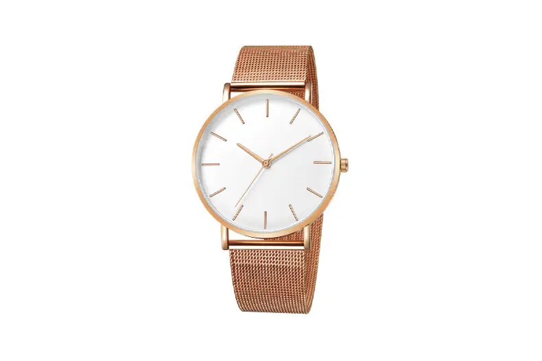 Factory direct foreign trade men's business quartz watch explosions fashion mesh watch simple atmosphere watch wholesale — feature 13