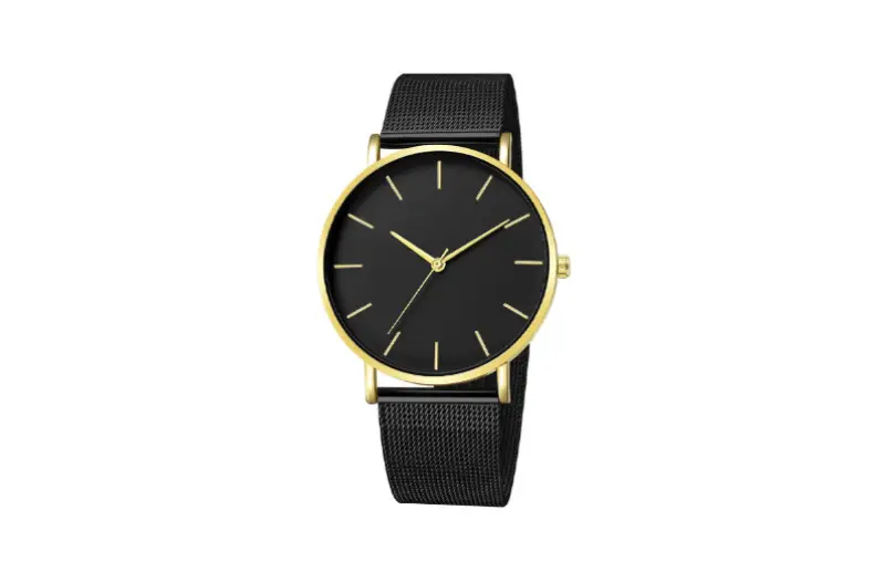 Factory direct foreign trade men's business quartz watch explosions fashion mesh watch simple atmosphere watch wholesale — feature 14