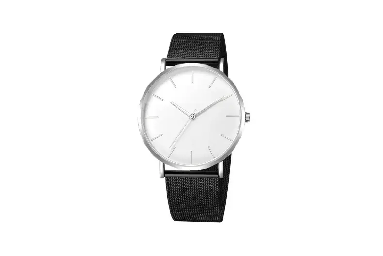 Factory direct foreign trade men's business quartz watch explosions fashion mesh watch simple atmosphere watch wholesale — feature 15