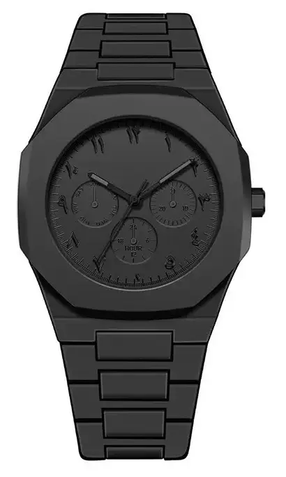 Men's Black Eight-Shaped Quartz Watch Wholesale - Image 12
