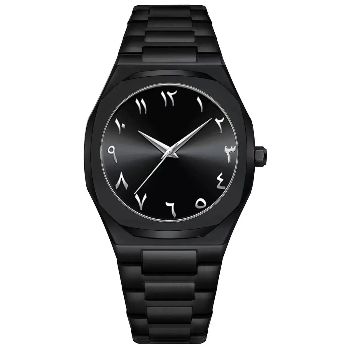 Men's Black Eight-Shaped Quartz Watch Wholesale - Image 15