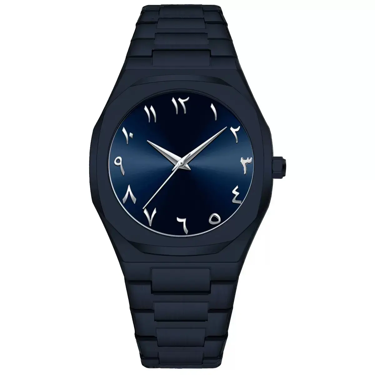 Men's Black Eight-Shaped Quartz Watch Wholesale - Image 16