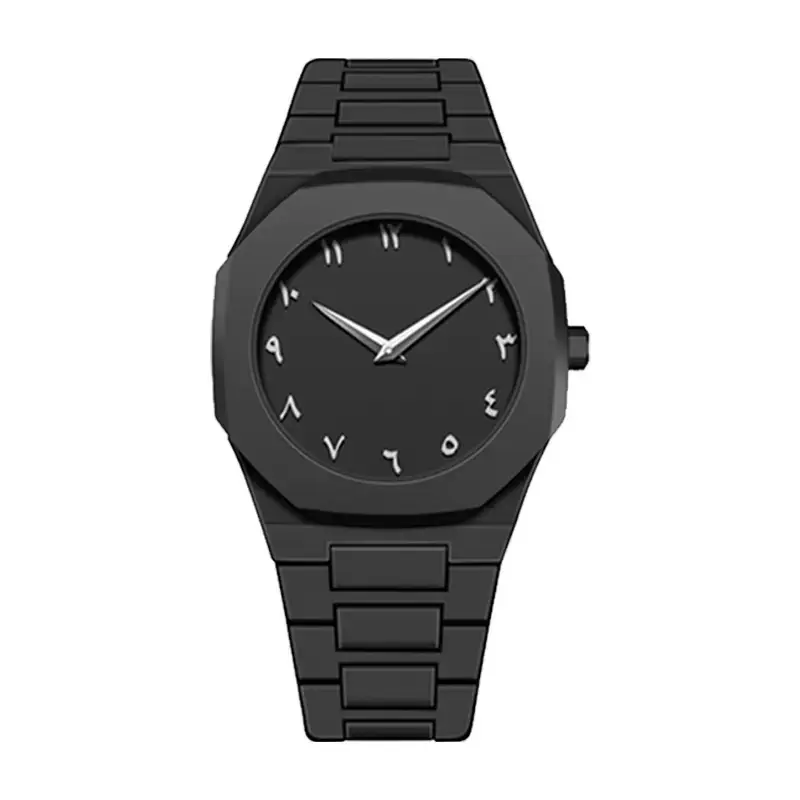 Men's Black Eight-Shaped Quartz Watch Wholesale - Image 5