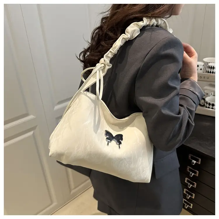 Silver Ruffled Crossbody Tote Bag for Women 2025 — feature 18