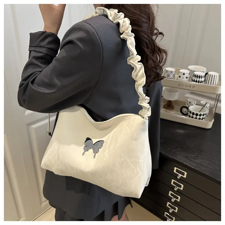 Silver Ruffled Crossbody Tote Bag for Women 2025 — feature 20