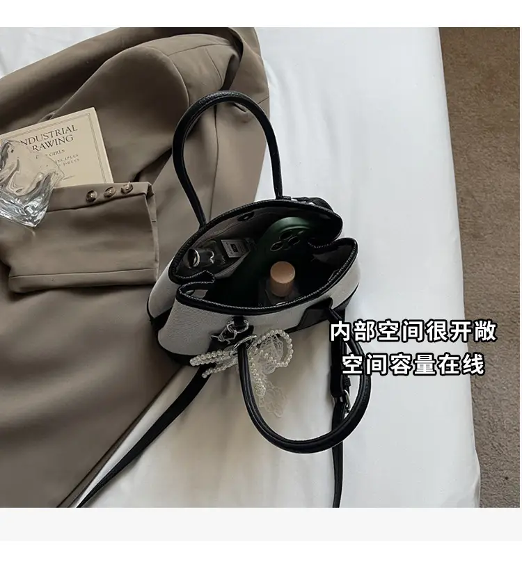 Green Contrasting Women's Shoulder Bag 2025 New — feature 7