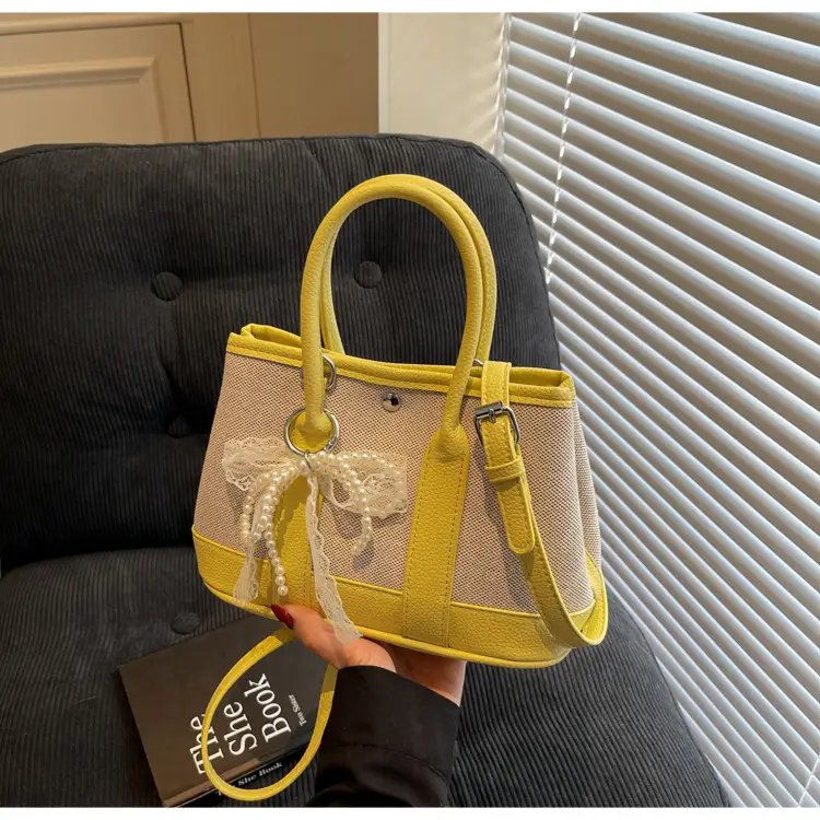 Green Contrasting Women's Shoulder Bag 2025 New - Image 2