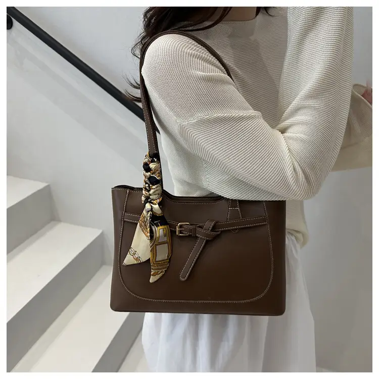 Women's Korean Style Beige Tote Bag 2025 Spring Summer — feature 15