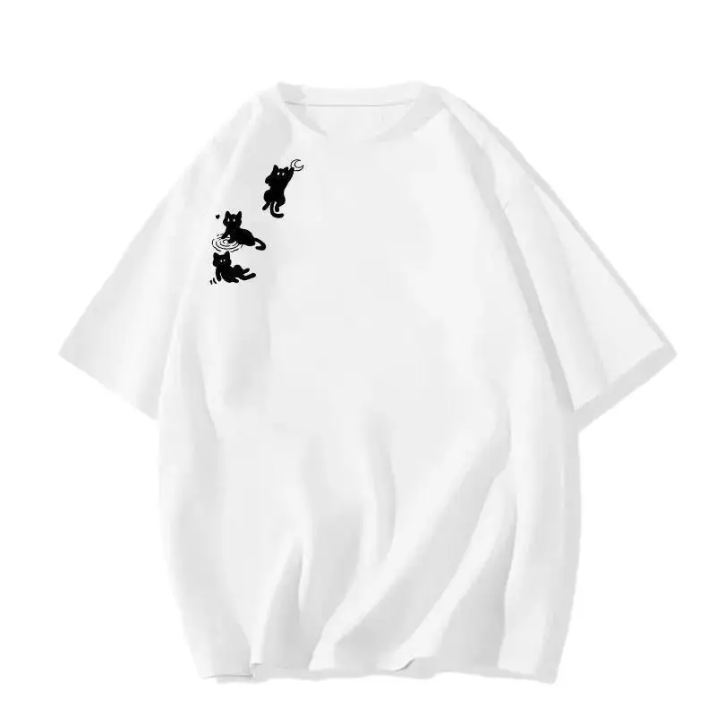 2024 New Summer Ins Cotton T-Shirt Niche Maroon - Image 9