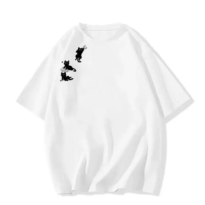 2024 New Summer Ins Cotton T-Shirt Niche Maroon — feature 9