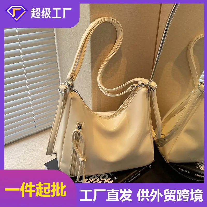 Korean Style Gold Leather Tote Bag 2025 - Image 5