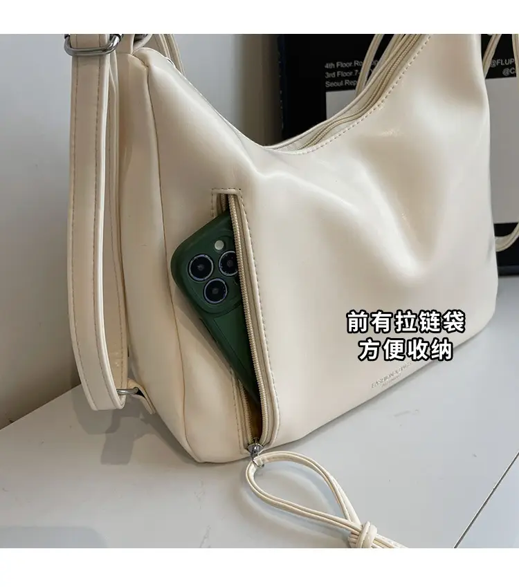 Korean Style Gold Leather Tote Bag 2025 — feature 8