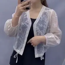 Women Blue Denim Shirt Petite Short Autumn Layering Set — feature 2