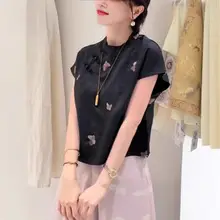 Women Blue Denim Shirt Petite Short Autumn Layering Set — feature 8