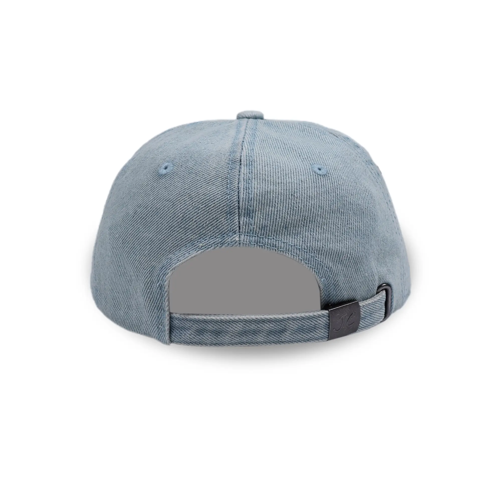 Men Embroidered Denim Baseball Caps Blue Black - Image 6