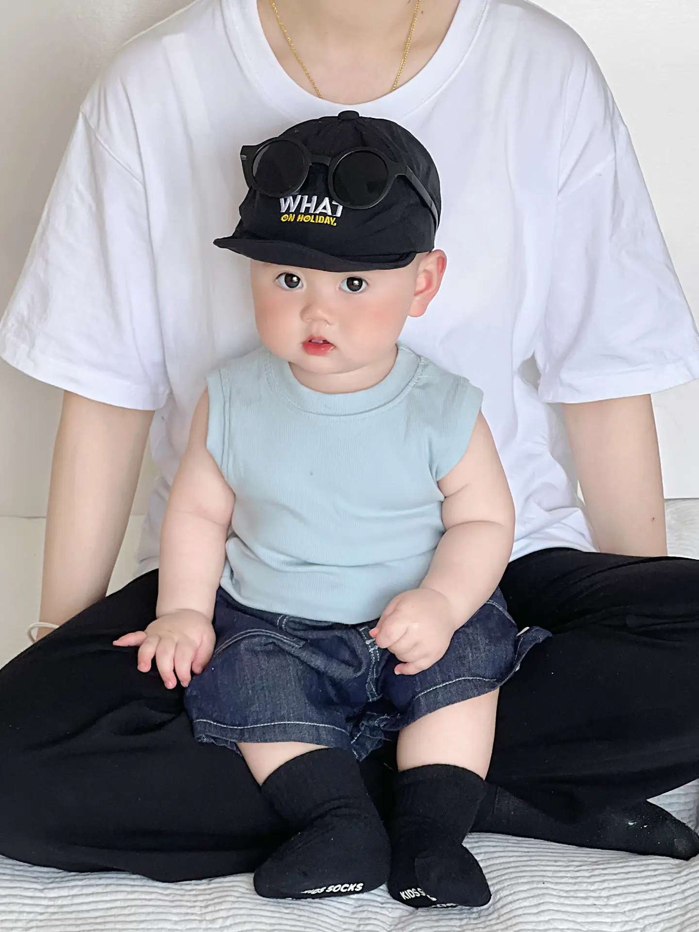 Boys Vest Summer T-shirt Solid Color Sleeveless Top - Image 8
