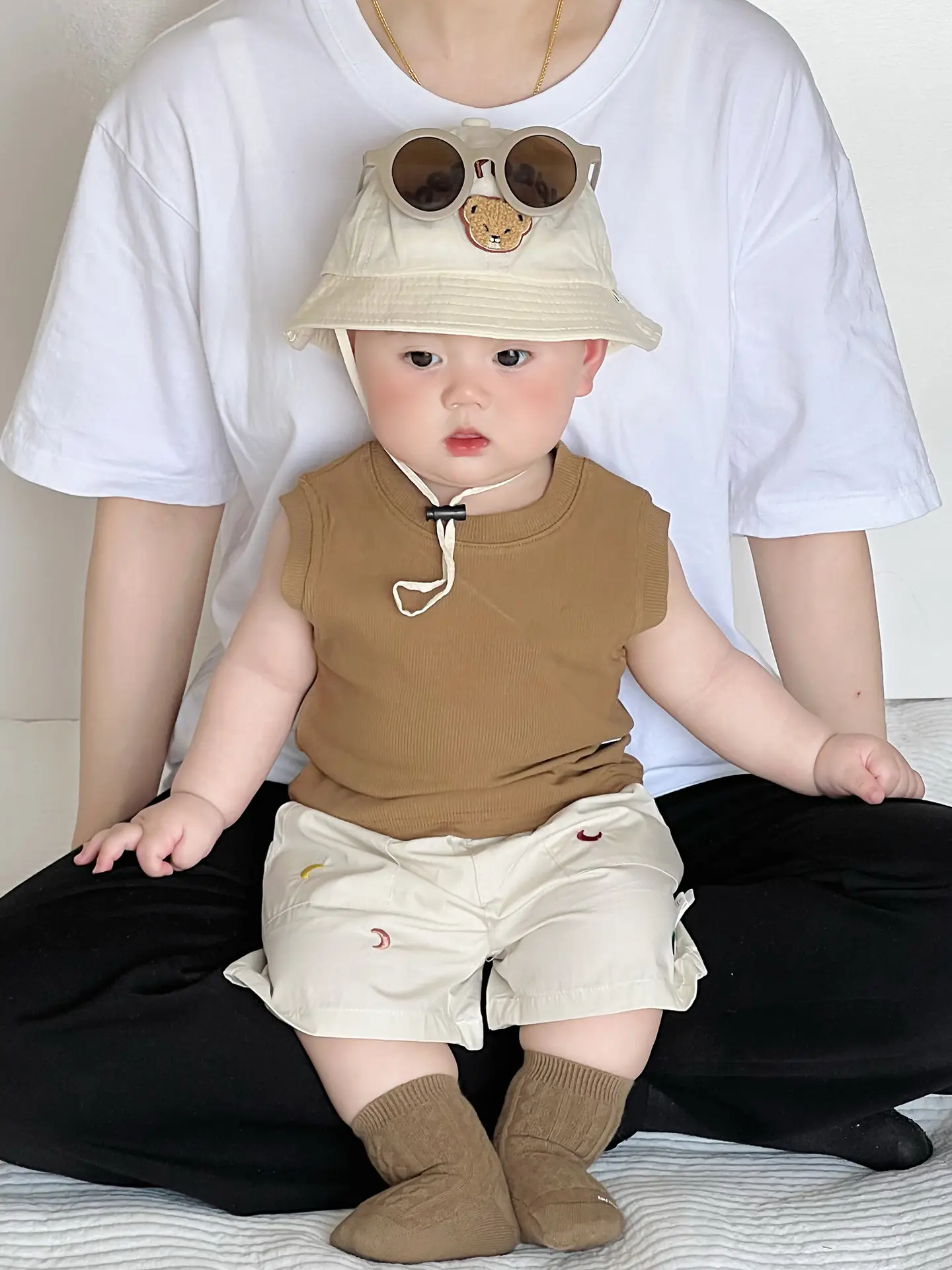 Boys Vest Summer T-shirt Solid Color Sleeveless Top - Image 10