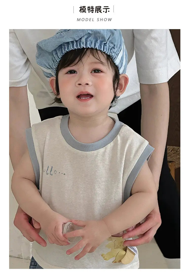 Baby Vest Sleeveless T-Shirt Cartoon Top Summer Outfit — feature 11