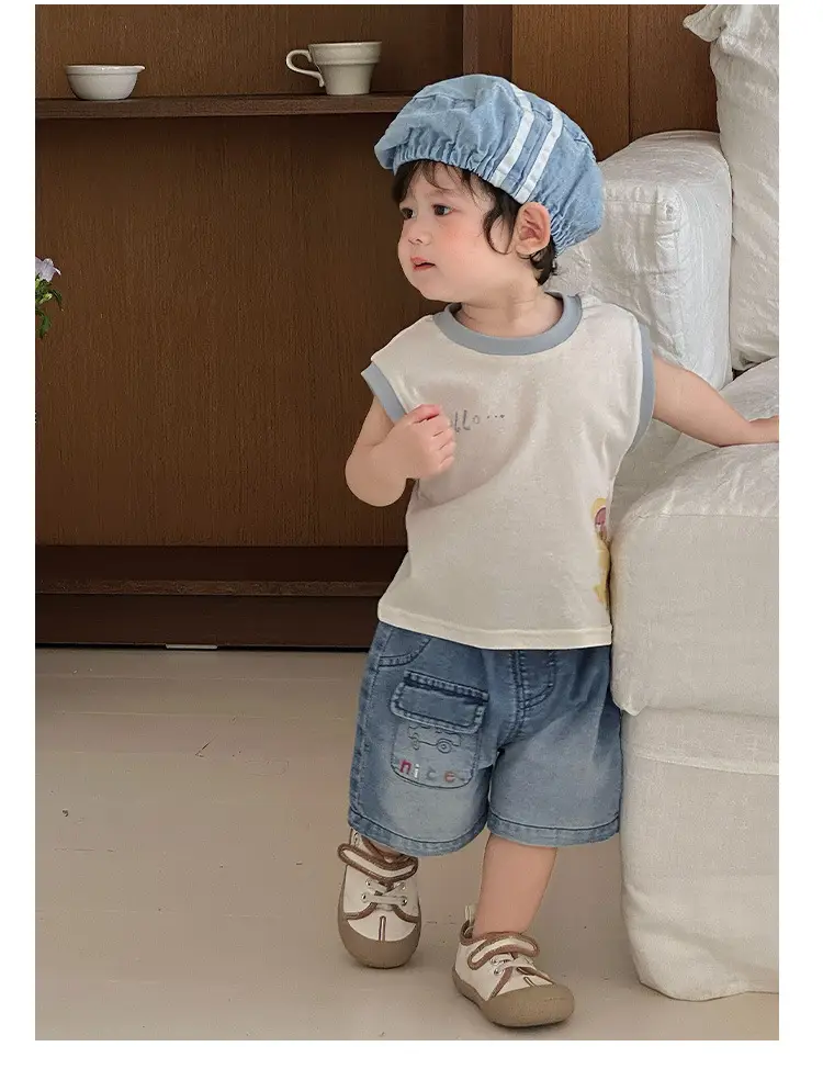 Baby Vest Sleeveless T-Shirt Cartoon Top Summer Outfit — feature 15