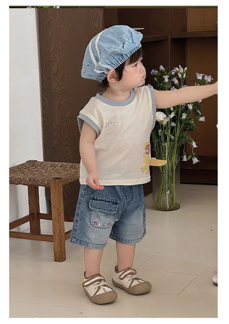 Baby Vest Sleeveless T-Shirt Cartoon Top Summer Outfit — feature 16