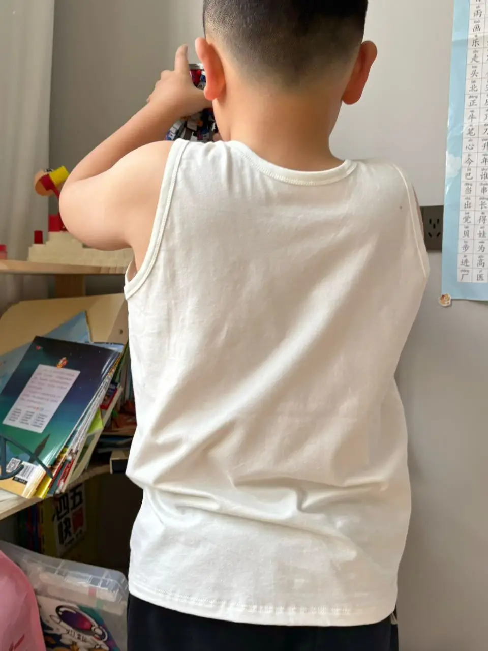 Fat Plus Sleeveless Vest for Boys Summer Wear