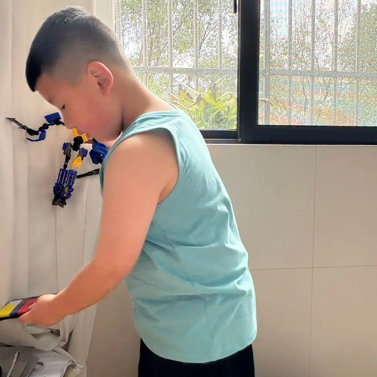 Fat Plus Sleeveless Vest for Boys Summer Wear — feature 7