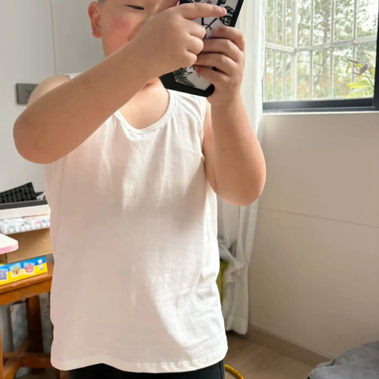 Fat Plus Sleeveless Vest for Boys Summer Wear — feature 8