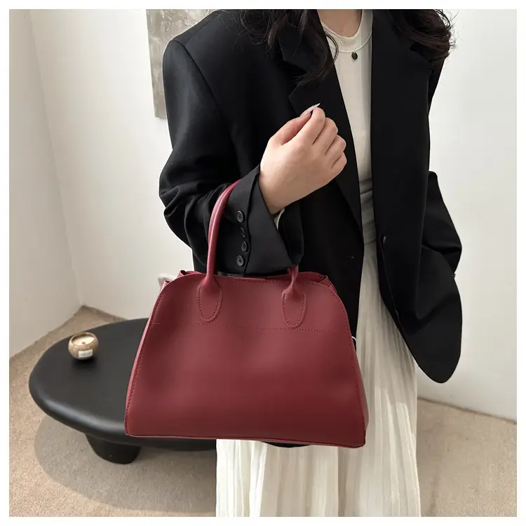 Women's Cross-Border Retro Tote Bag Brown Large Capacity — feature 21