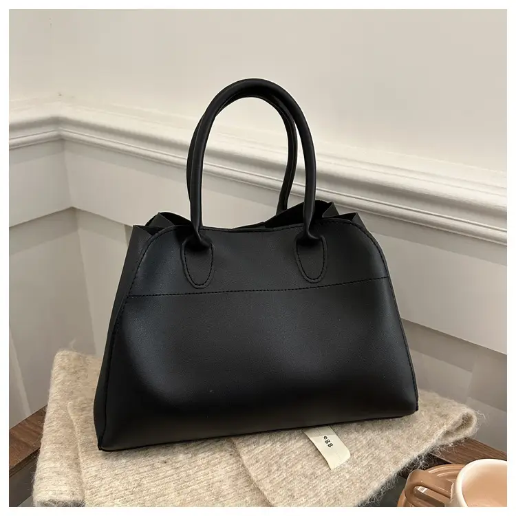 Women's Cross-Border Retro Tote Bag Brown Large Capacity — feature 31