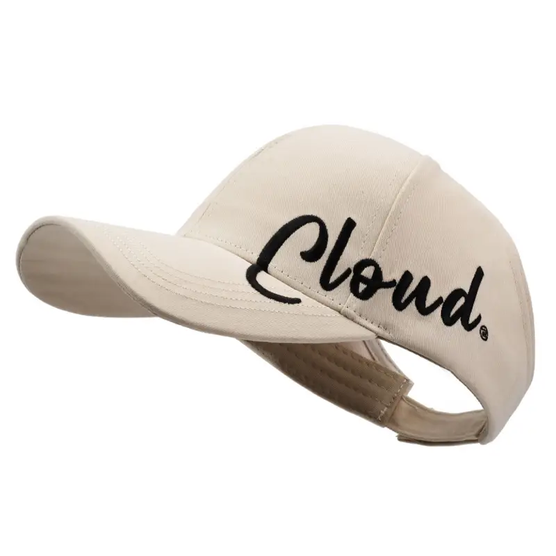 Cloud Embroidered Brown Kids Cap - Image 5