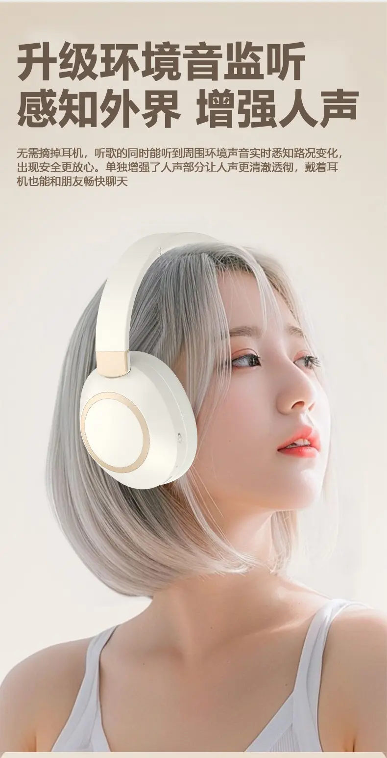 Wireless Bluetooth Headset with Noise Cancellation & High-Def Sound — feature 6
