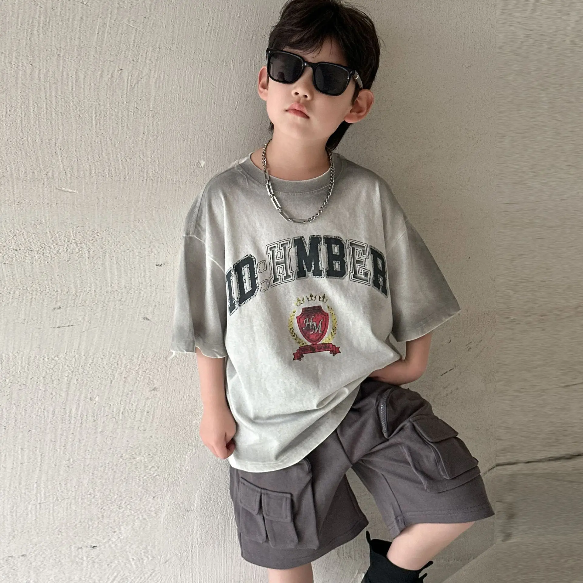 Boys Grey Summer T-Shirt Short Sleeve 2025 — feature 12