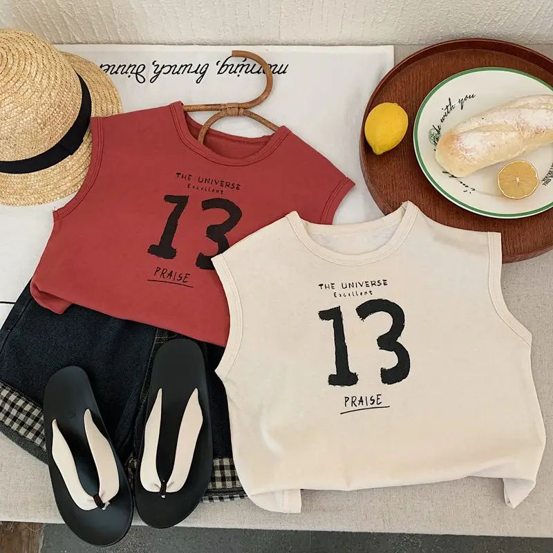 Children's Sleeveless Vest T-Shirt 13 Peace Summer 2025 — feature 3