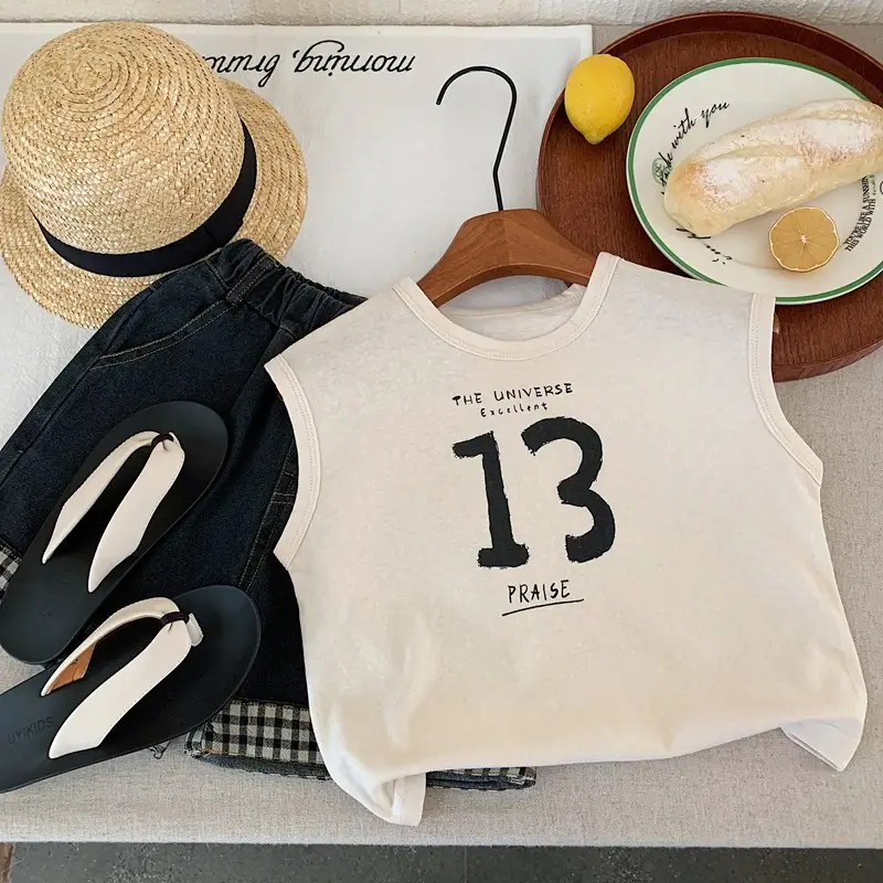 Children's Sleeveless Vest T-Shirt 13 Peace Summer 2025 — feature 5